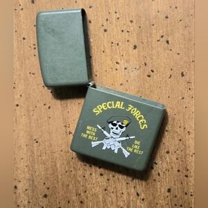Zippo Case Only - 2007 Military Special Forces Olive Drab - L 07